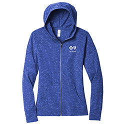 LADIES DISTRICT MEDAL FULL-ZIP HOODIE